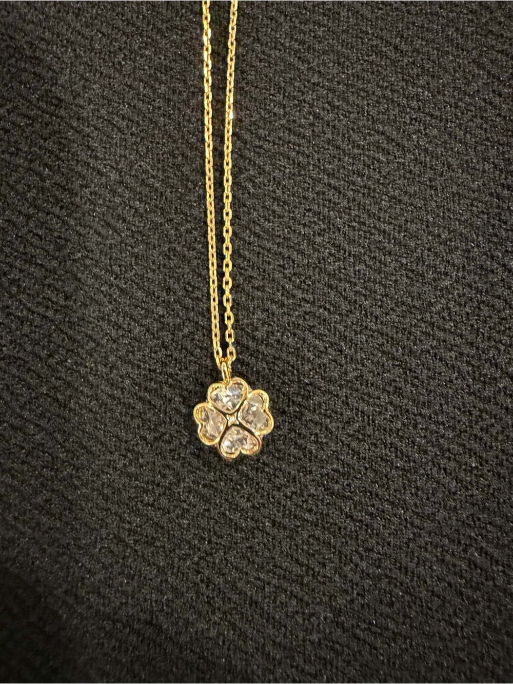 Kate Spade “Something Sparkly Spade” Necklace